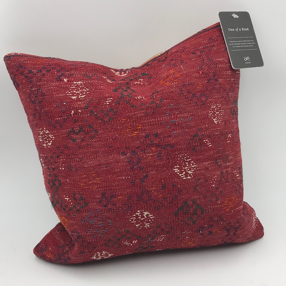 Loloi One Of A Kind Turkish Kilim Rug Pillow Cushion Cover
